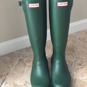 Hunter Boots-hunter green